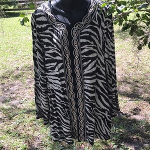 Kady B Designer Sequin Embellished Kaftan